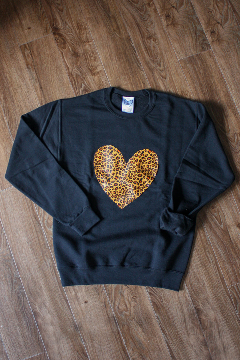 Sequin on sale heart sweater